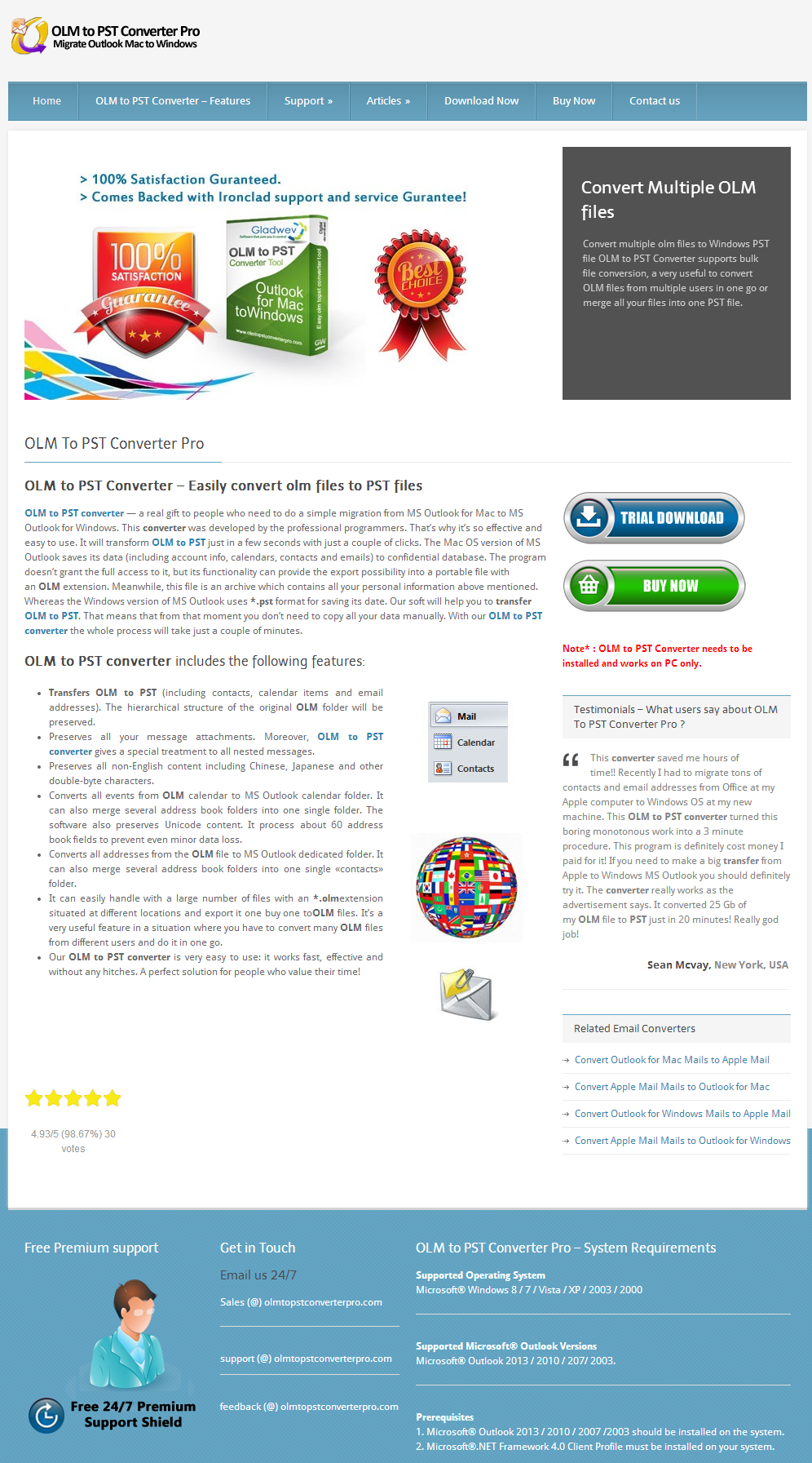 OLM TO PST CONVERTER